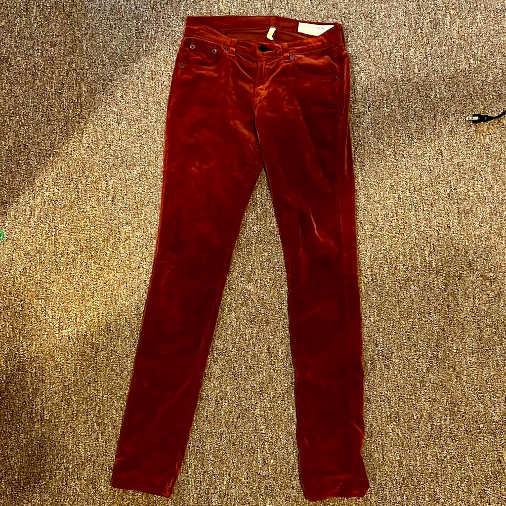 Rag and Bone Burgundy Cords